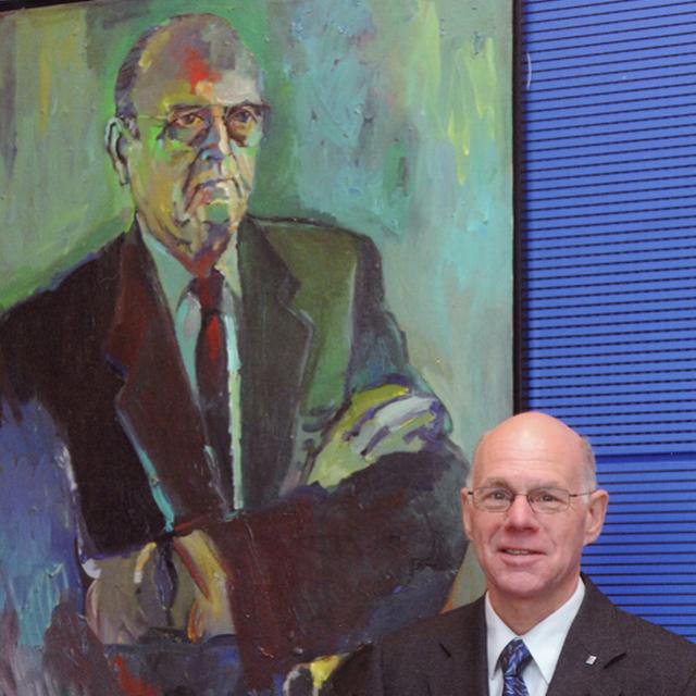 Gerardo Fernández Albor y presidente del BUNDESTAG